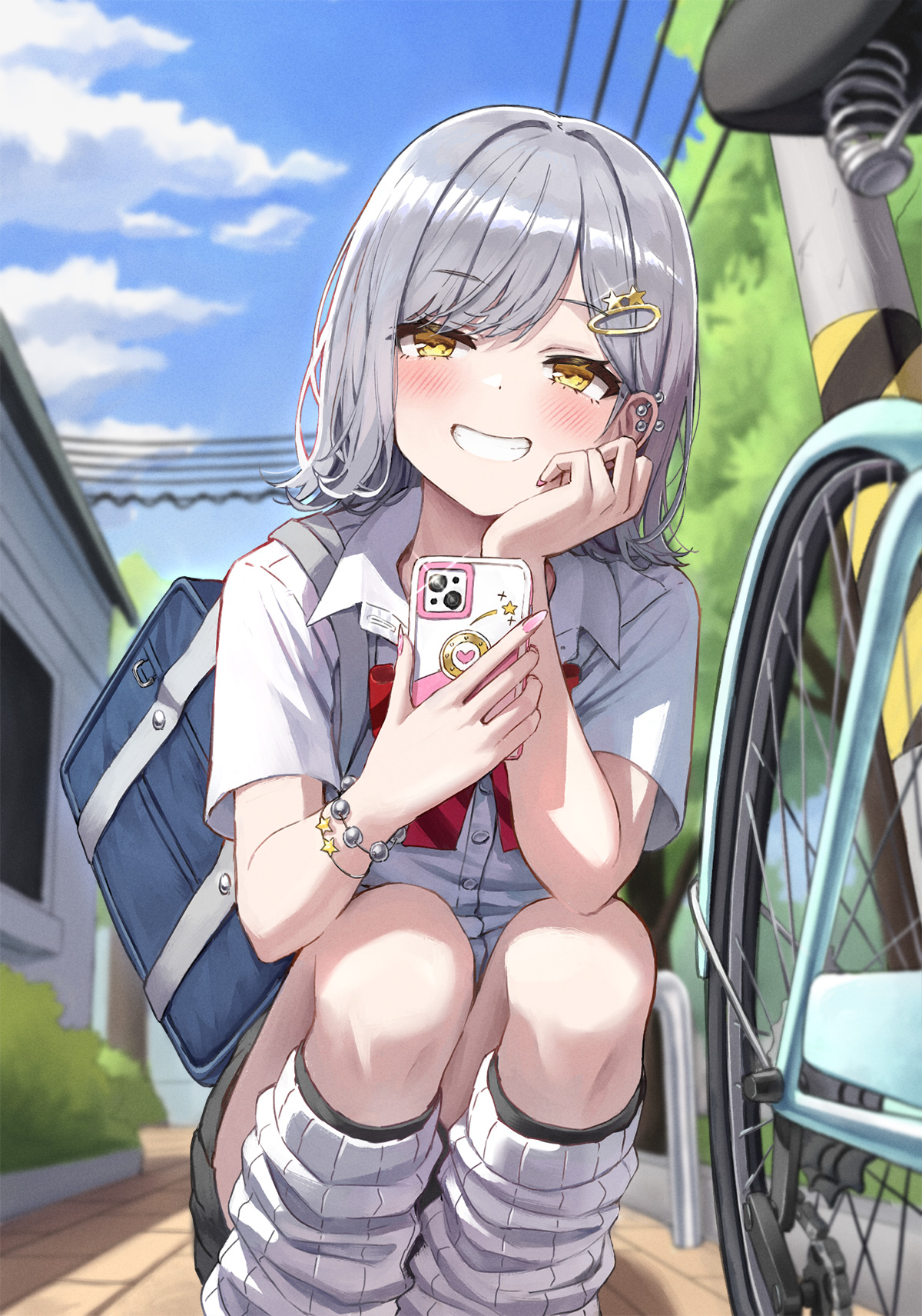 ギャルの自転車を直したら懐かれた